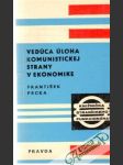 Vedúca úloha komunistickej strany v ekonomike - náhled