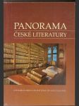 Panorama  české  literatury - literární  dějiny od počátků  po  současnost - náhled