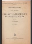 Základy slaboproudé elektrotechniky II. Telefonie - náhled