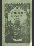 Kleiner bilder Kalender für das Jahr 1865, Pesth - náhled