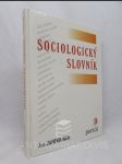 Sociologický slovník - náhled