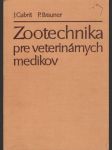 Zootechnika pre veterinárnych medikov - náhled