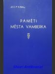 Paměti města vamberka nad zdobnicí - král josef františek - náhled