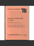 Philosophie und Wissenschaft in Preußen [Filosofie a věda v Prusku; Kant, Humboldt; Prusko; dějiny vědy, techniky] - náhled