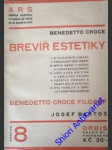 Brevíř estetiky - croce benedetto - náhled