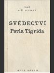 Svědectví Pavla Tigrida - náhled