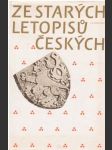 Ze starých letopisů českých - náhled