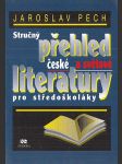 Stručný přehled české a světové literatury pro středoškoláky - náhled