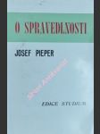 O spravedlnosti - pieper josef - náhled