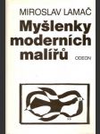 Myšlenky moderních malířů - náhled