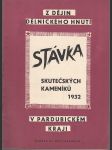 Stávka skutečských kameníků 1932 - náhled