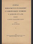 Zápas moravských evangelíků o náboženskou svobodu v letech 1777-1781 - náhled