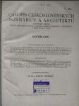 Časopis československých inženýrův a architektův 1921 - technický obzor - náhled