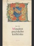 Minulost pražského knihtisku - náhled