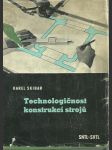 Technologičnost konstrukcí strojů - náhled