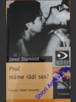 Proč máme rádi sex? - diamond jared - náhled