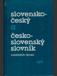 Slovensko-český a česko-slovenský slovník rozdílných výrazů - náhled