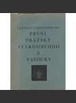 První pražský velkoobchod s pavouky (dřevoryty a podpis Jaroslav Vodrážka) - náhled