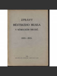 Zprávy městského musea v Německém Brodě 1922-1923 (Havlíčkův Brod) - náhled