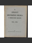 X. Zprávy městského musea v Německém Brodě 1924-1925 (Havlíčkův Brod) - náhled