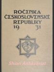 Ročenka československé republiky - ročník x. - náhled