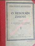 O řeholním životě - procházka innocenc o.p. - náhled