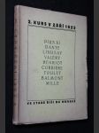 2. kurs v září 1922 : Pius XI., Dante, Lindsay, Valéry, Henriot, Corbière, Toulet, Balmont, Mille 2. kurz - náhled