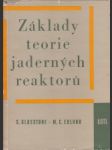 Základy teorie jaderných reaktorů - náhled