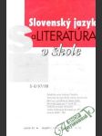 Slovenský jazyk a literatúra v škole 5-6/97/98 - náhled