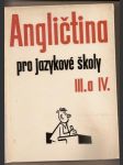 Angličtina  pro  jazykové  školy  iii.  a   iv. - náhled