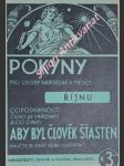 Pokyny pro osoby, narozené v měsící říjnu - co podniknouti, čeho se varovati a co činiti, aby byl člověk šťasten . naučte se znáti sebe i ostatní - fleury francois - náhled