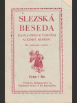 Slezská beseda  / slova písní k tancům slezské besedy / - náhled