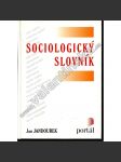 Sociologický slovník - náhled