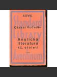 Anglická literatura XX. století (1901-1931) I. část (obálka Josef Čapek) - náhled