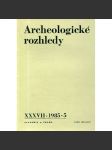 Archeologické rozhledy XXXVII - 1985, č. 5. - náhled