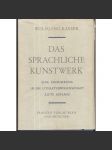 Das sprachliche Kunstwerk: Eine Einführung in die Literaturwissenschaft - náhled