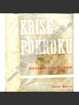 Krise pokroku - Nástin dějin myšlení od roku 1895 do roku 1937 - náhled