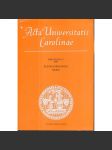 Acta Universitatis Carolinae * Philologica 3/2004 - náhled