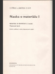 Nauka o materiálu i - náhled