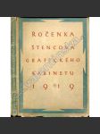 Ročenka Štencova grafického kabinetu, 1919 [Z obsahu: Tvorba nakladatelství Štenc - knižní úprava, typografie, ilustrace, krásná kniha] - náhled