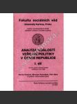 Analýza událostí veřejné politiky v České Republice (politologie, mj. Hlavní problémy vzdělávací politiky ČR v transformačním období, Profesionalizace armády jako problém veřejného zájmu, Průběh privatizace v českém zdravotnictví) - náhled