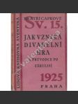 Jak vzniká divadelní hra a průvodce po zákulisí (edice: Lidová knihovna Aventina) [Divadlo; ilustrace Josef Čapek; graf. úprava Karel Teige] - náhled