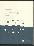 Glosy veršem - náhled