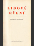 Lidová rčení - náhled