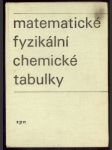 Matematické, fyzikální, chemické tabulky pro střední školy - náhled