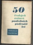 50 českých autorů posledních padesáti let - náhled