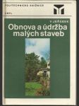 Obnova a údržba malých staveb - náhled