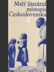 Malý literární místopis Československa - náhled