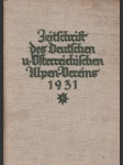 Zeitschrift des Deutschen und Österreichischen Alpenvereins 62./1931 - náhled