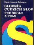 Slovník cudzích slov pre školu a prax - náhled